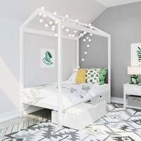 Kids Toddler Canopy Bed Shop Online At Overstock