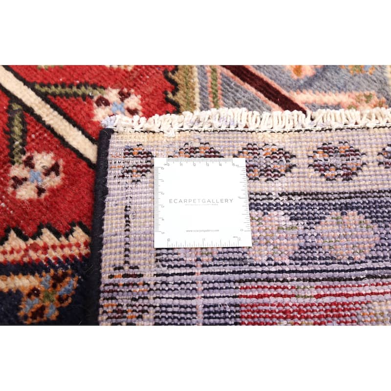 ECARPETGALLERY Hand-knotted Kayseri Vintage Red Wool Rug - 4'5 x 6'5