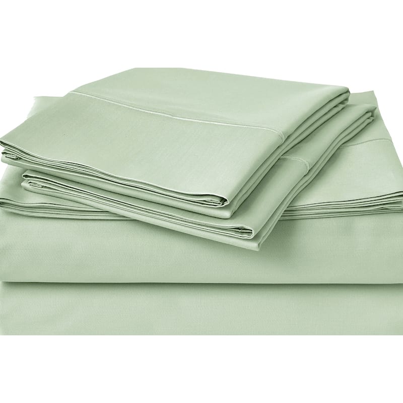 Luxury Egyptian Cotton Sateen Weave 800 TC Deep Pocket Sheet Set - Bed ...