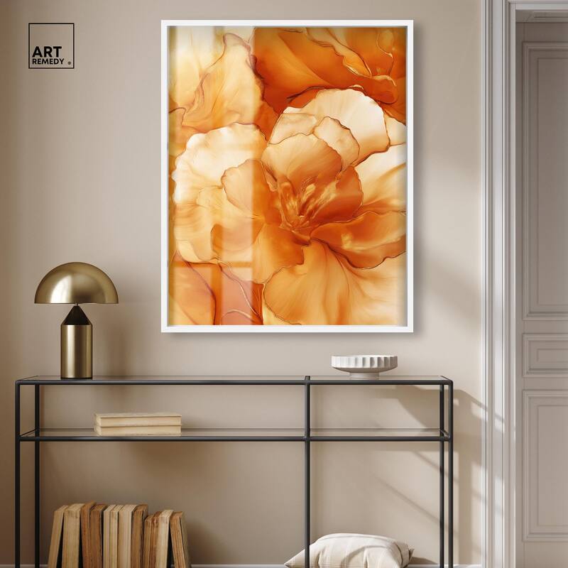 Sunlit Bloom I Shadowbox by Art Remedy