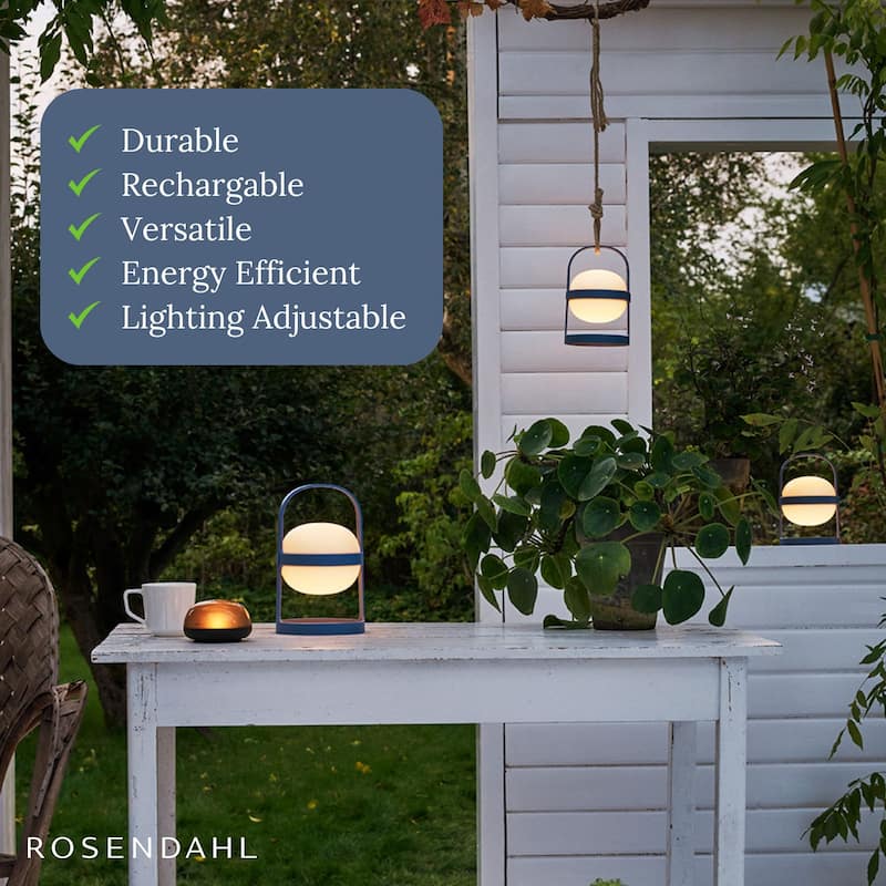 Rosendahl Soft Spot Solar Circular Lantern - 7.3"