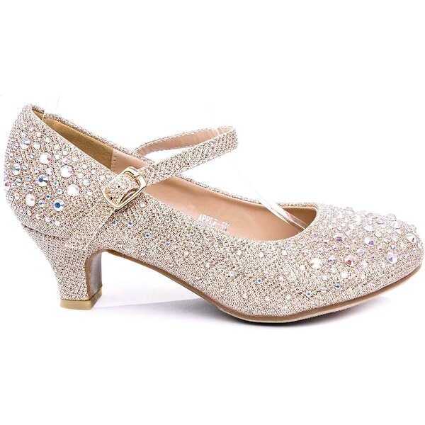 kids glitter pumps
