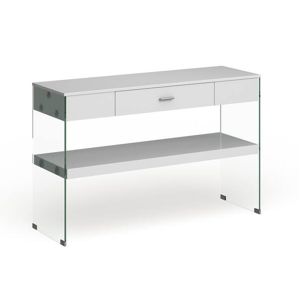 Furniture Of America Leden Contemporary Glass Legs Sofa Table On Sale Overstock 22801630 White 1,306 glass sofa tables sale products are offered for sale by suppliers on alibaba.com, of which coffee tables accounts for 8%, furniture legs there are 505 suppliers who sells glass sofa tables sale on alibaba.com, mainly located in asia. furniture of america