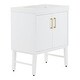 preview thumbnail 28 of 35, Spring Mill Cabinets 30" Darya Bathroom Vanity With 2-Doors, 1 Drawer, and White Sink Top