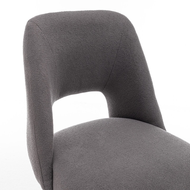 Best Quality Furniture Adjustable Textured Fabric Barstools with Chrome Finish Base (Set of 2)