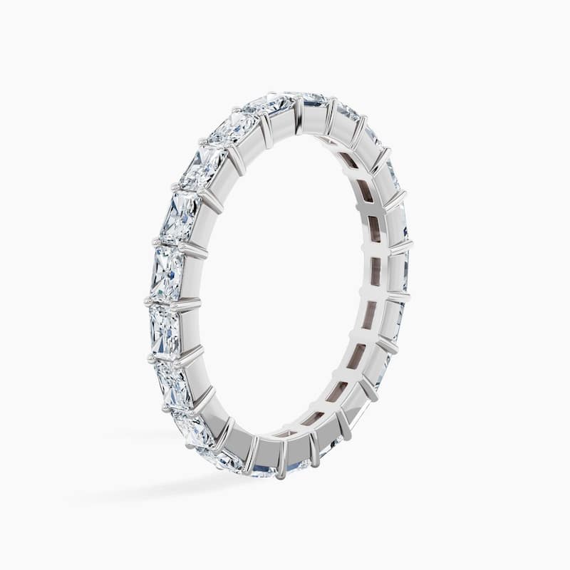 Auriya 14k Gold Radiant East-West Lab Grown Diamond Eternity Band 2.10 - 8.25 ct. tw. (F-G, VS)