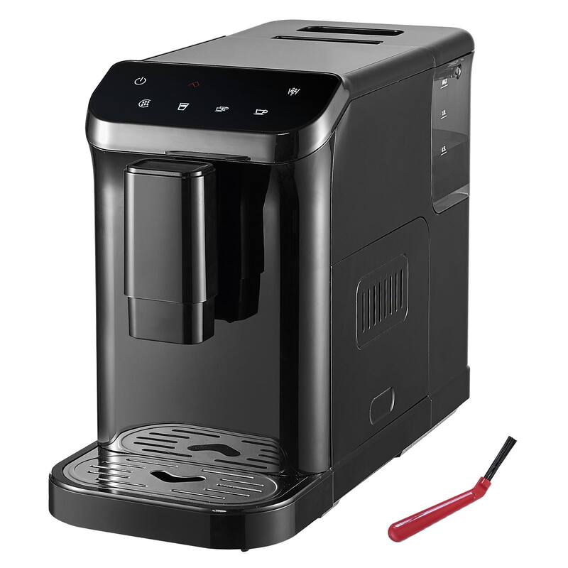 15-Bar Espresso Machine with Built-in Grinder and Auto Cleaning Features - 17.3” x 7.4” x 12.5”