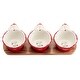 preview thumbnail 1 of 3, Pfaltzgraff Winterberry Santa Dip Bowl and Tray Set, 10 Inch