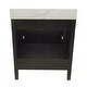 preview thumbnail 36 of 146, Nevado 37" Bathroom Vanity with Cultured Marble Vanity Top Sink in White with White Basin