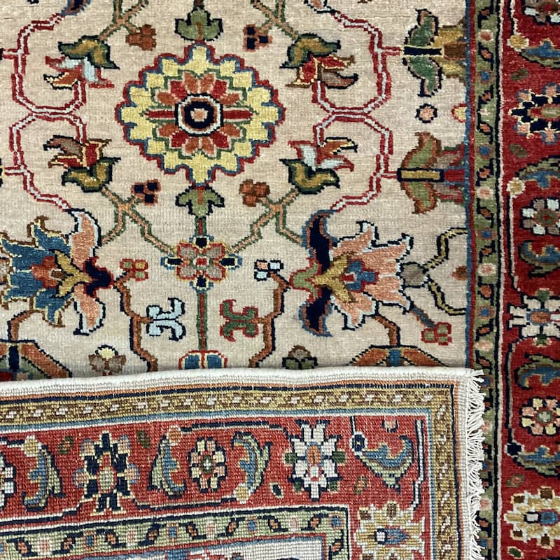 HERAT ORIENTAL Handmade 2'7 x 5'9 Serapi Wool Rug - 2'7" x 5'9"