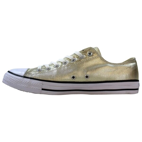 converse gold white