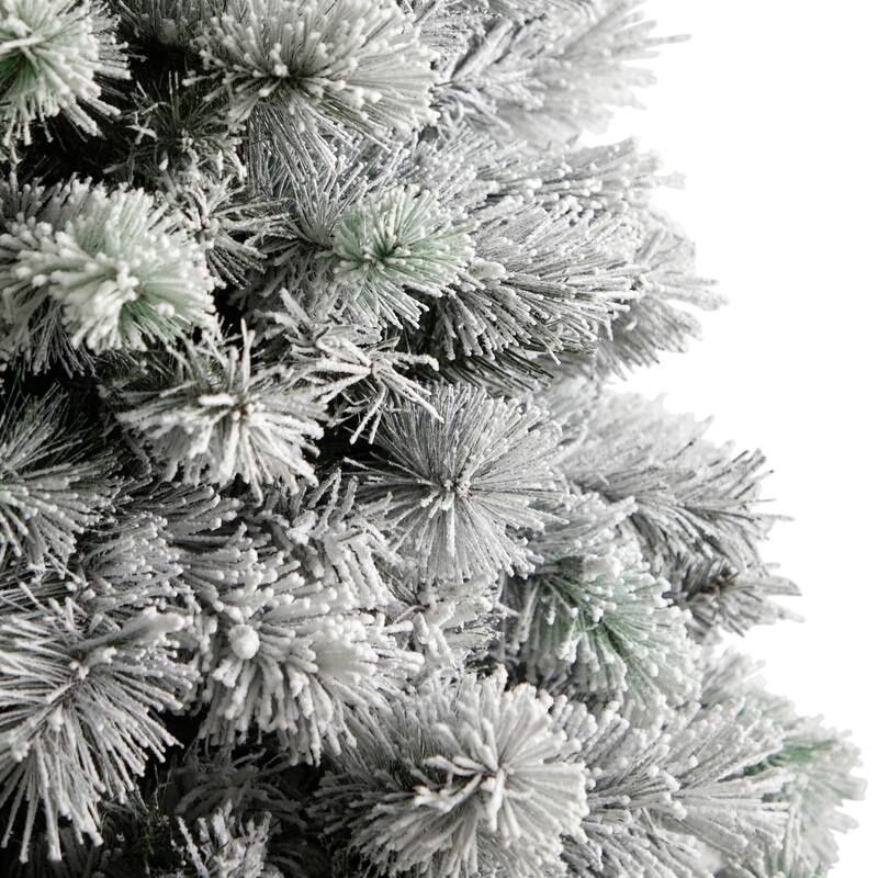 6Ft Artificial Pine Christmas Tree with Clear Lights - Pre-Lit Holiday Decor for Festive Home - Green - 72