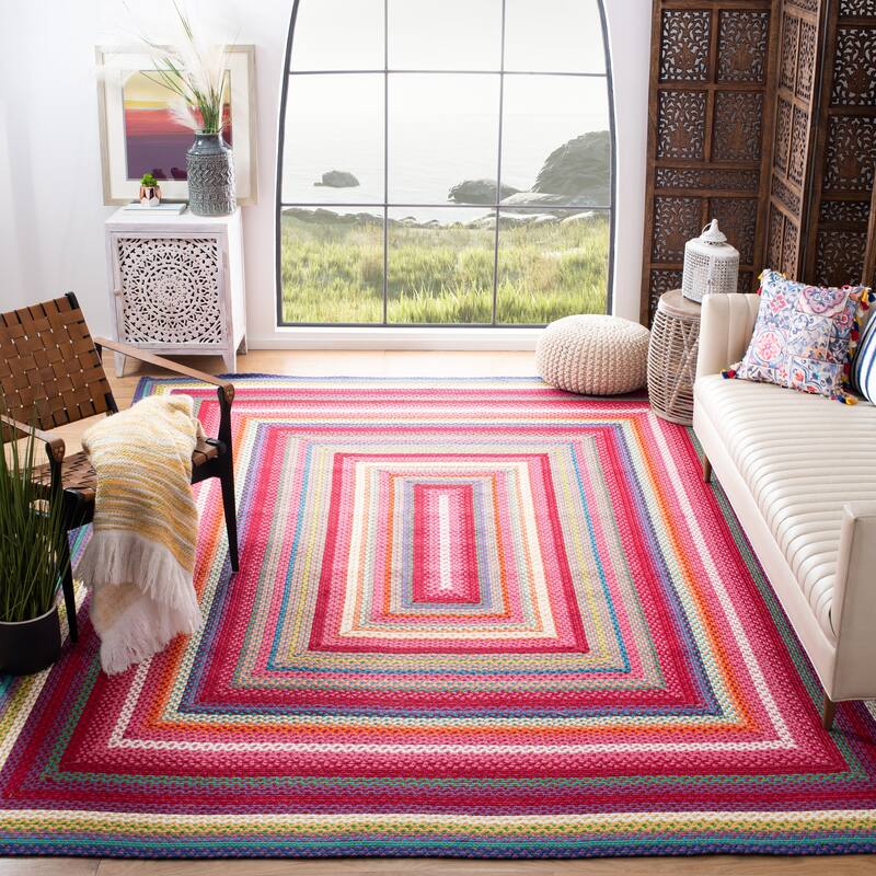 SAFAVIEH Handmade Braided Vidolina Country Rug - 6' x 9' - Multi