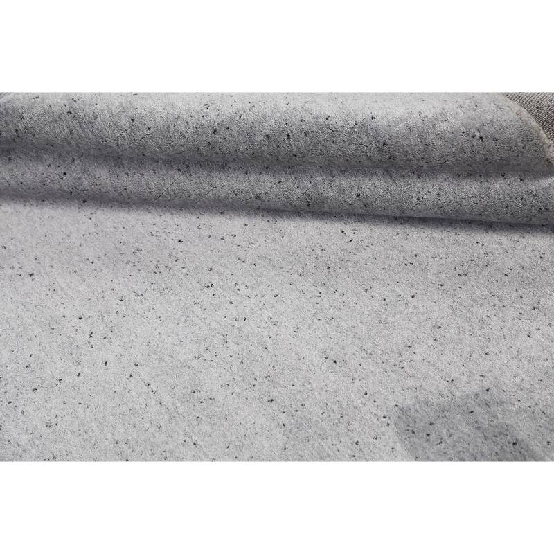 Solid Modern Gabbeh Oriental Area Rug Wool Hand-knotted Carpet - 4'11" x 7'10"