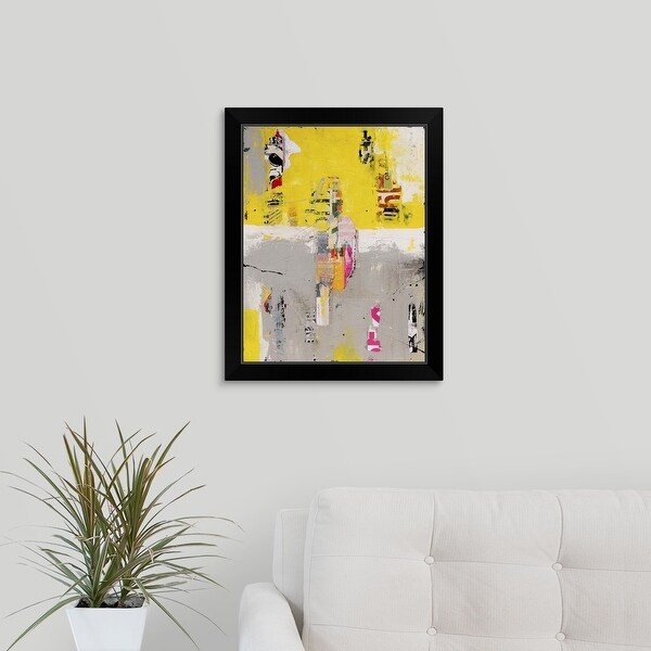 Erin Ashley Economy Framed Print with Standard Black Frame entitled Sunset Strip