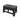 Home Basics Black Non-slip Grip Dots/Carrying Handle Folding Stool