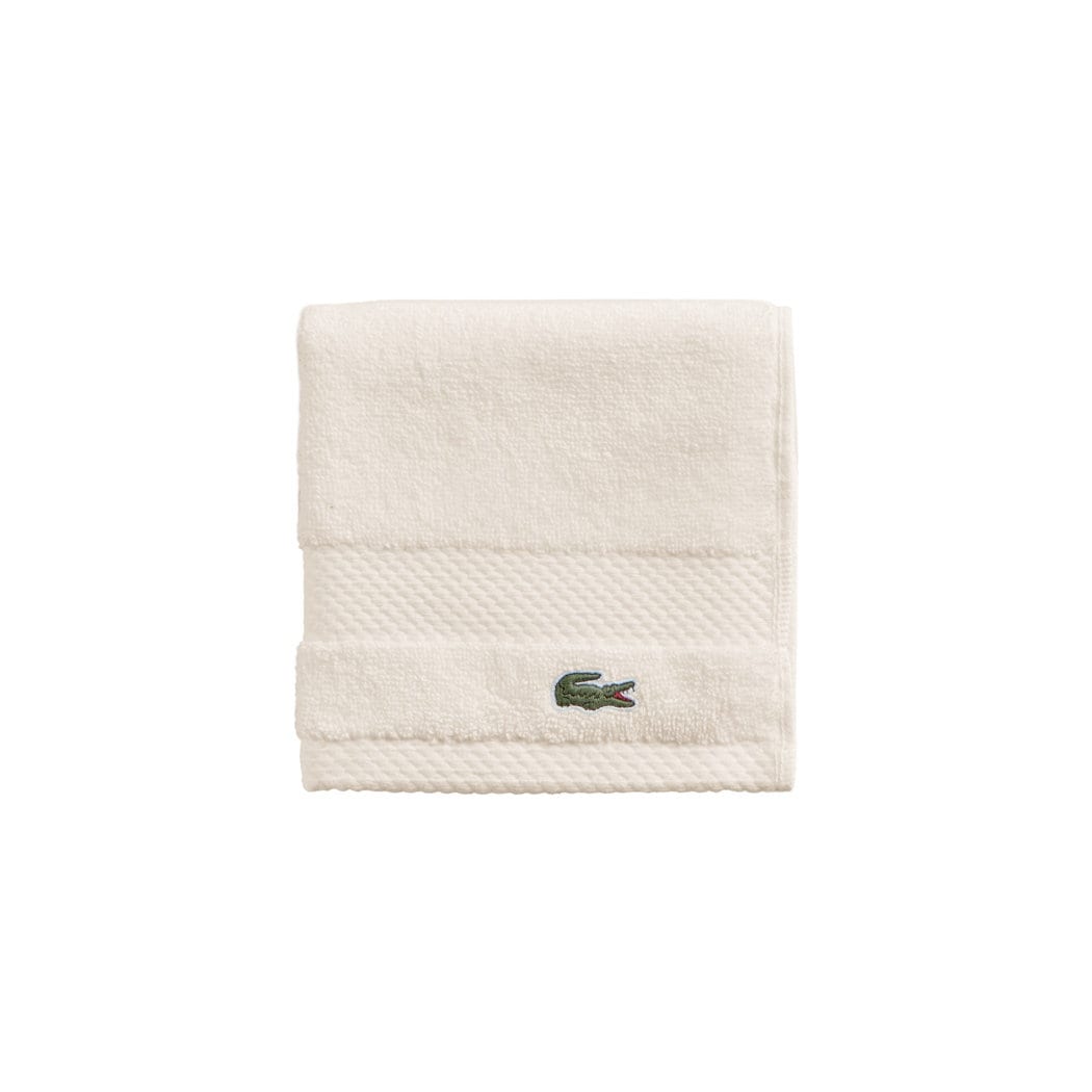 Lacoste Heritage 6 Piece Towel Set - White