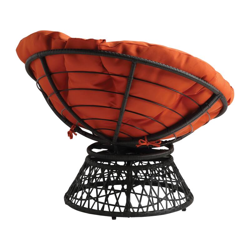 The Curated Nomad Avoca Woven Wicker Papasan Chair