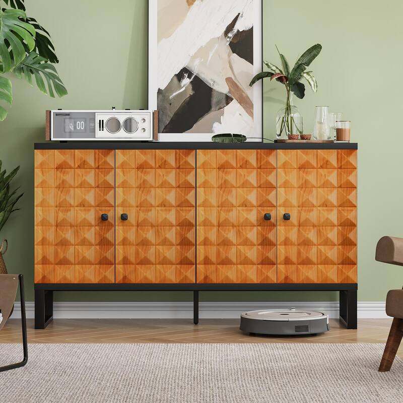 buffet cabinet with storage space