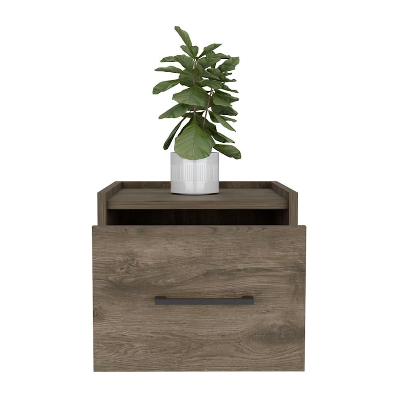 Boa Modern Floating Bedroom Nightstand with Storage Drawer