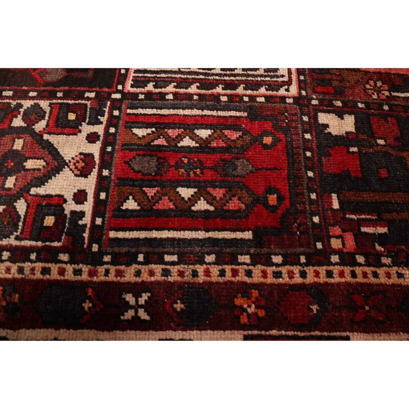 ECARPETGALLERY Hand-knotted Kayseri Vintage Dark Red Wool Rug - 6'8 x 10'3