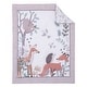 preview thumbnail 2 of 3, Little Love by NoJo Woodland Meadow 3 Piece Nursery Mini Crib Bedding Set