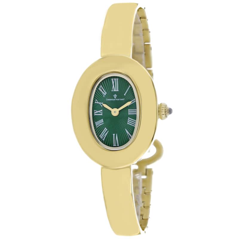 Christian Van Sant Women's Anora Green Dial Watch - CV4336 - 6 (36)