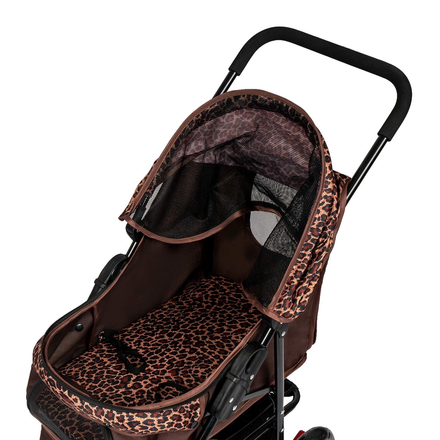 leopard dog stroller