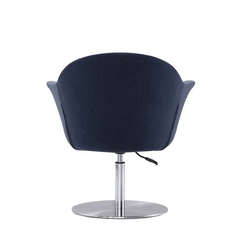 Manhattan Comfort Voyager Metal Woven Swivel Adjustable Accent Chair (Set of 2)