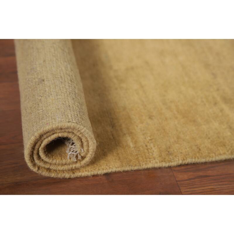 Contemporary Gabbeh Oriental Foyer Rug Handmade Modern Wool Carpet - 2'7"x 4'1"