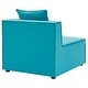 preview thumbnail 37 of 38, Saybrook Outdoor Patio Upholstered 8-Piece Sectional Sofa