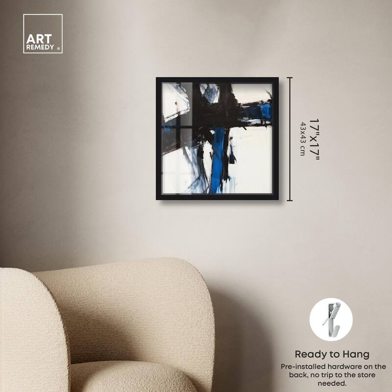 Blue Streak I Shadowbox by Art Remedy
