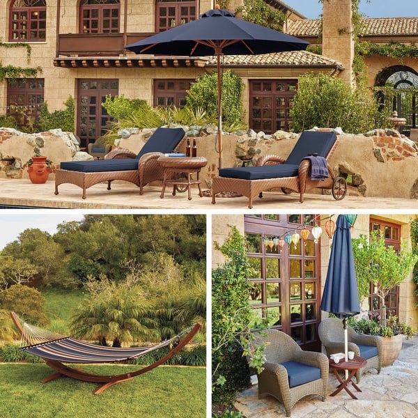 Montlake Fadesafe Patio Chair Cushion 3 Thick 44 L X 20 W X 3 T Overstock 28756550