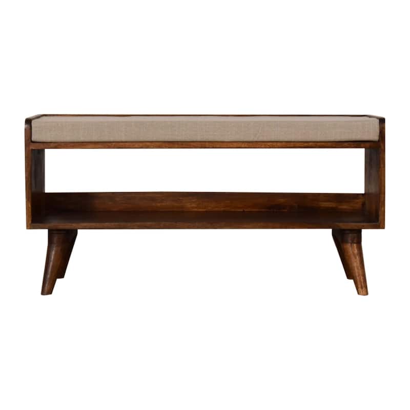 Artisan furniture Mud Linen Nordic Storage Bench