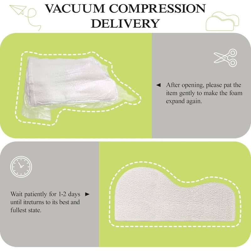 WOWMAX Faux Fleece Queen Headboard,Creative Curved Upholstered Headboard, Foam Filled Fabric Head Board