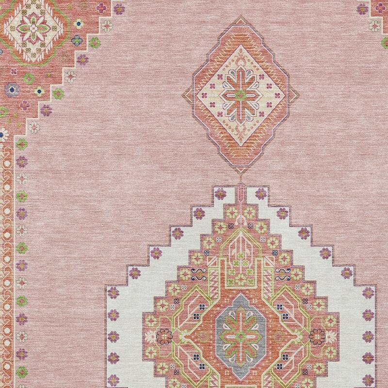 HomeRoots Oriental Traditional Rectangle Outdoor Rug