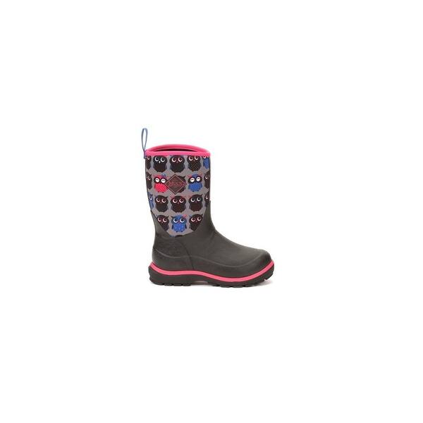 Shop Muck Boots Black Rose Owls Youth S Element Boot W Rubber Cup Outsole Size 6 Free Shipping Today Overstock 18744607