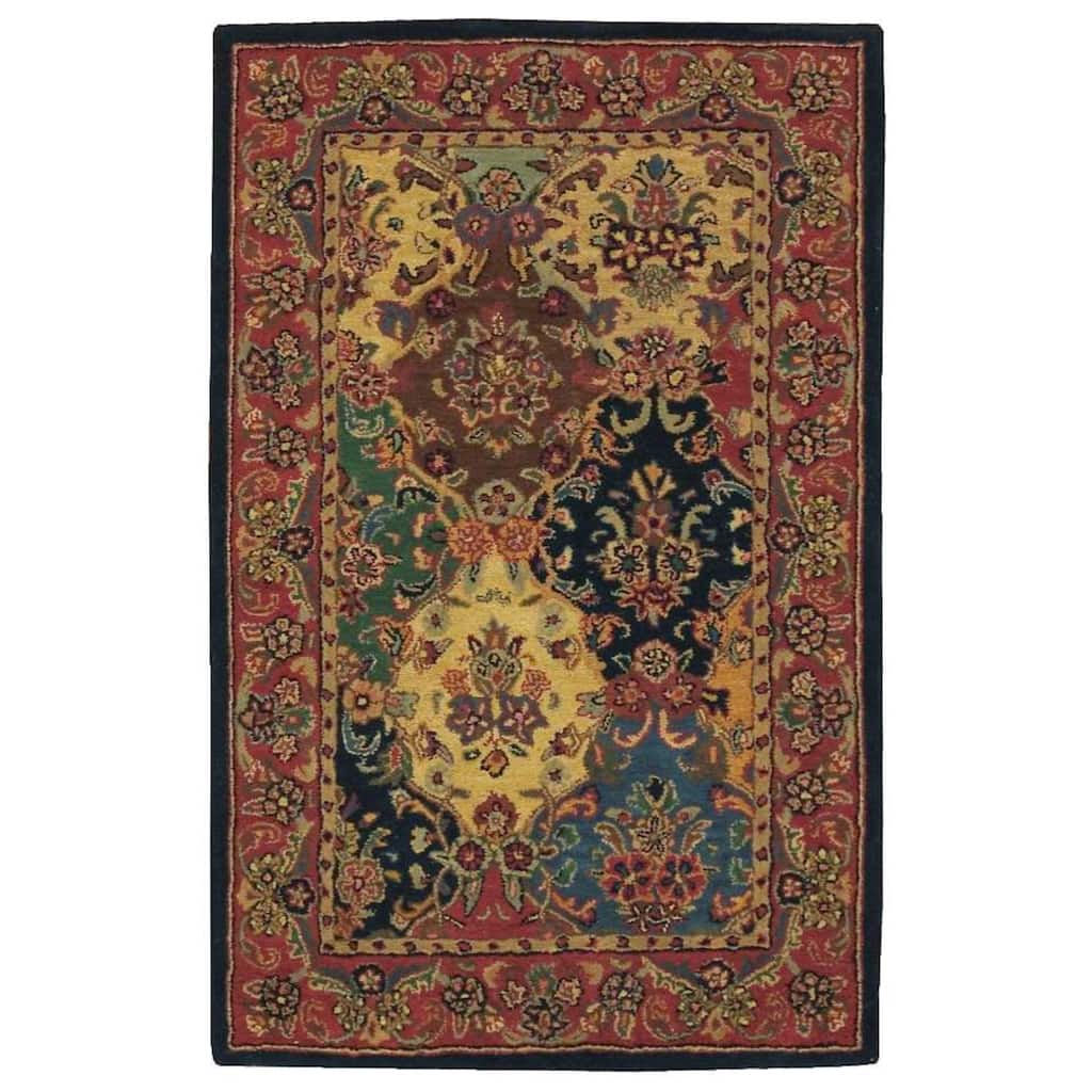 Fufo Power Loomed Floral Traditional Soft Area Rug By HomeRoots - 96' X '60' X '0.5