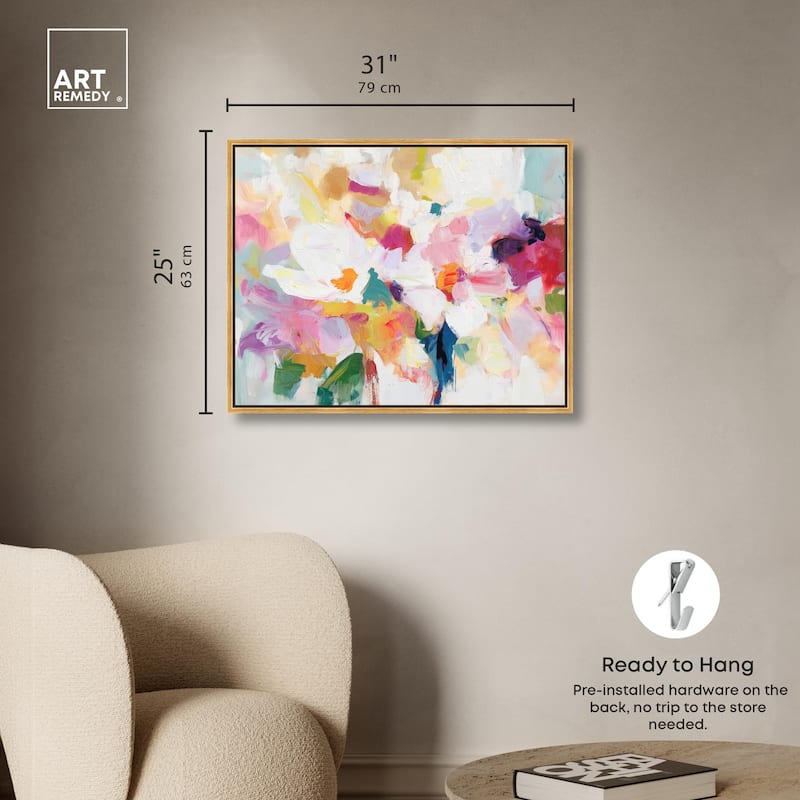 Bold Brushstroke II Canvas by Art Remedy