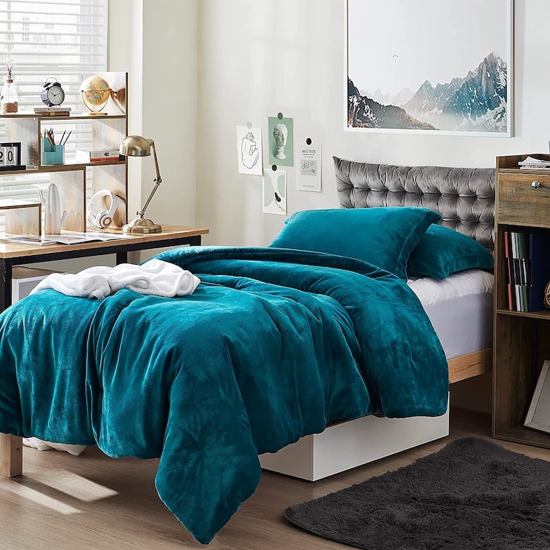 The Original Plush - Coma Inducer® Oversized Comforter Set - Deep Lagoon Blue - Twin XL