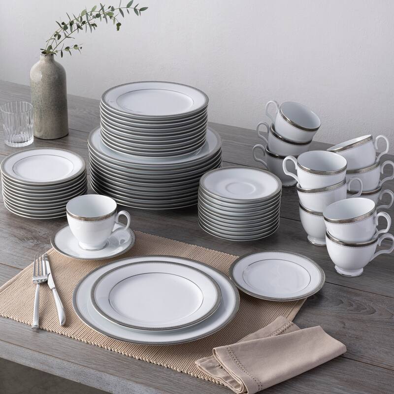 Noritake Charlotta 60-Piece Dinnerware Set, Service For 12