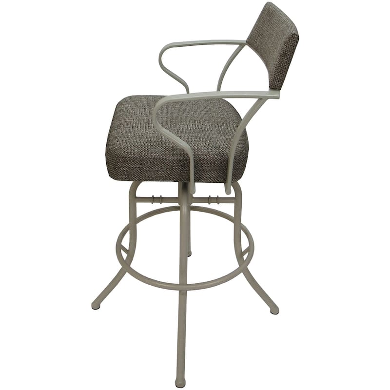 Carolina Brown Swivel Tilt Counter 26" or Bar 30" Metal Bar Stool
