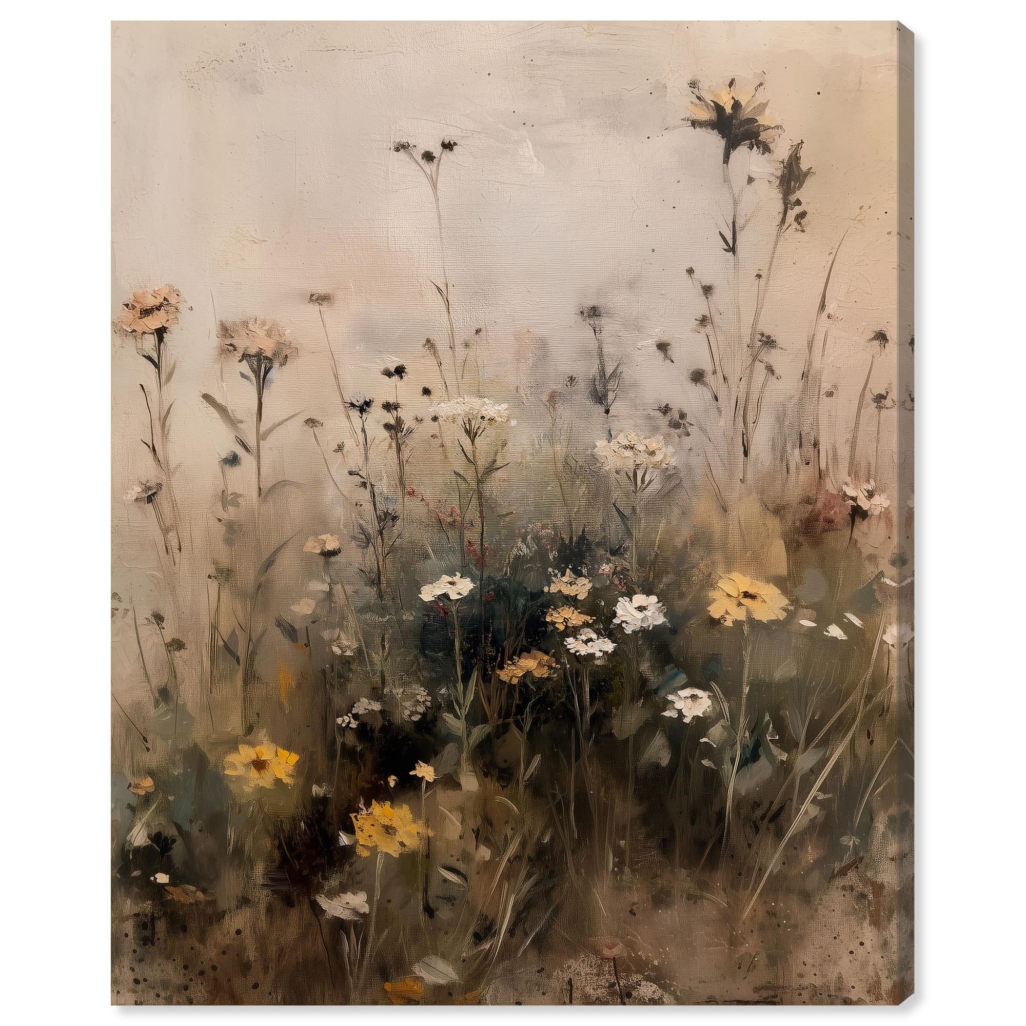Memory of a Place I Farmhouse Art Canvas Print by Art Remedy