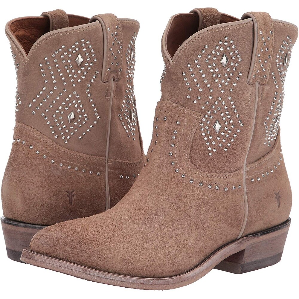 frye suede cowboy boots