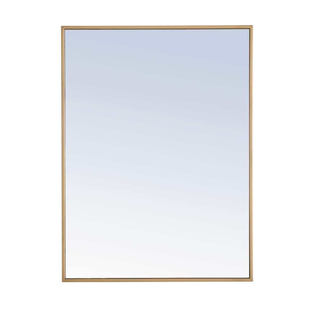 Strick & Bolton Posey Rectangular Metal Mirror