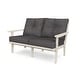 preview thumbnail 15 of 14, POLYWOOD Lakeside Deep Seating Loveseat Sand / Ash Charcoal