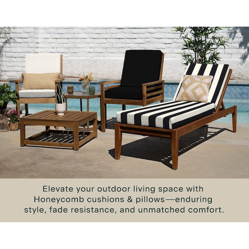 Outdoor Highback Dining Chair Cushion