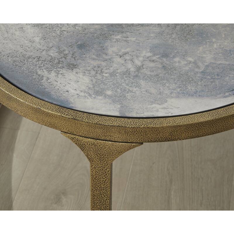 Signature Design by Ashley Korajane Gold/Gray Coffee Table - 48"W x 28"D x 18"H