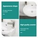 preview thumbnail 7 of 6, 16 in. x 11 in. White Ceramic Rectangle Wall Mount Bathroom Sink with Single Faucet Hole (Right Faucet Hole) - 16x11 inch