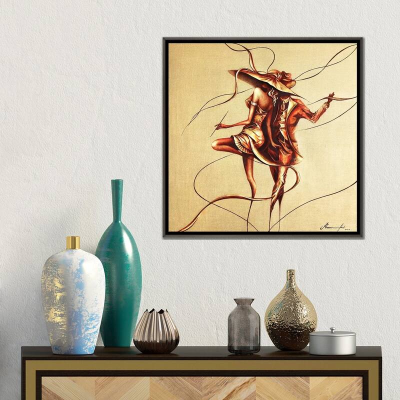 iCanvas "Dancing" by Raen Framed